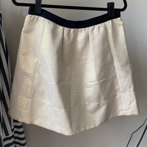 Ganni Metallic Mini Skirt